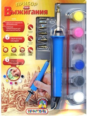 Набор QIDDYCOME Прибор для выжигания KR - 099 в комплекте с красками/10832/QIDDYCOME Набор QIDDYCOME Прибор для выжигания KR - 099 в комплекте с красками/10832/QIDDYCOME