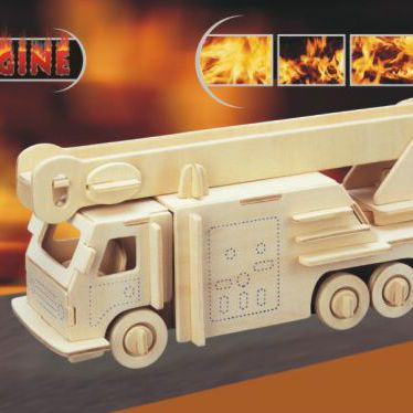 Авто Пожарная машина /01297/ Wooden Toy