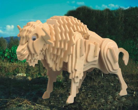 Животные Бизон/01247/ Wooden Toy Животные Бизон/01247/ Wooden Toy