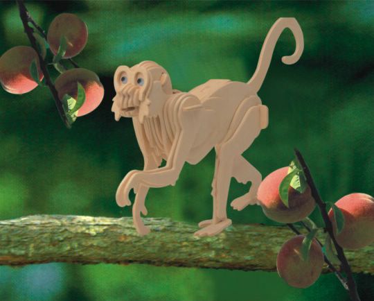 Животные Обезьяна/01240/ Wooden Toy Животные Обезьяна/01240/ Wooden Toy