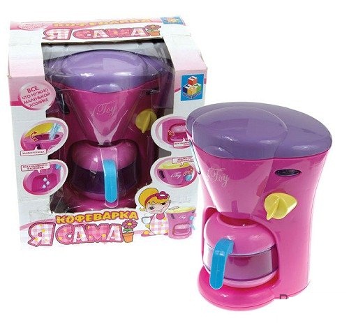 Электрическая кофеварка со светом и звуком /17801/1 toy Электрическая кофеварка со светом и звуком /17801/1 toy