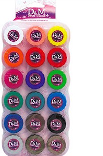 Набор темперные краски 18 цв/22659/D&M Набор темперные краски 18 цв/22659/D&M