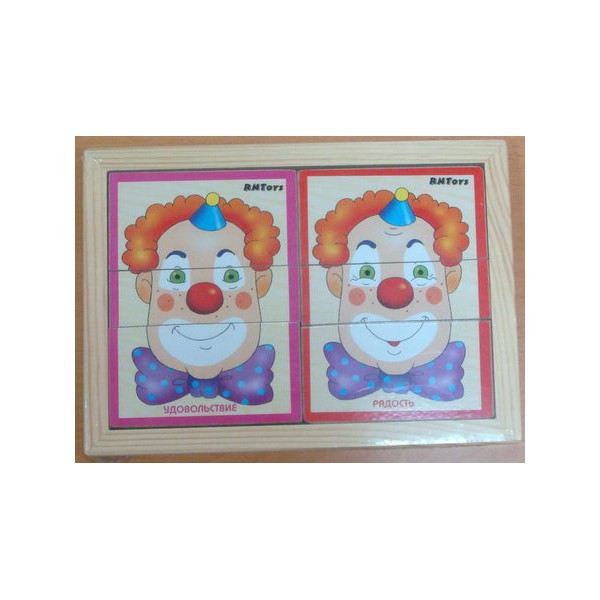 Картинки разрезные Эмоции /00239/РнТойс Картинки разрезные Эмоции /00239/РнТойс