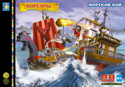 Конструктор Т50722 1toy 1150дет Корсары Конструктор Т50722 1toy 1150дет Корсары