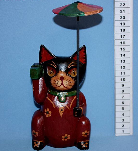 Кошка с зонтиком