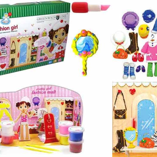 Набор легкого пластилина Модница/19292/GREENVICH LINE Набор легкого пластилина Модница/19292/GREENVICH LINE