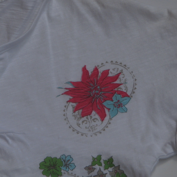 Фуфайка (футболка) с цветами,  Zara