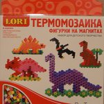 Фигурки на магнитах из термомозаики Динозаврики/09985 / LORI