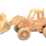 Авто Бульдозер/01288/ Wooden Toy