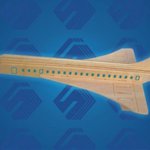 Самолеты Конкорд /09873/ Wooden Toy